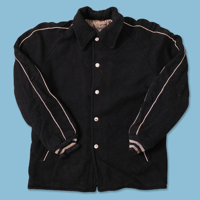 ladies' denim jackets -Vintage Women's Wool Varsity Jacket XSmall