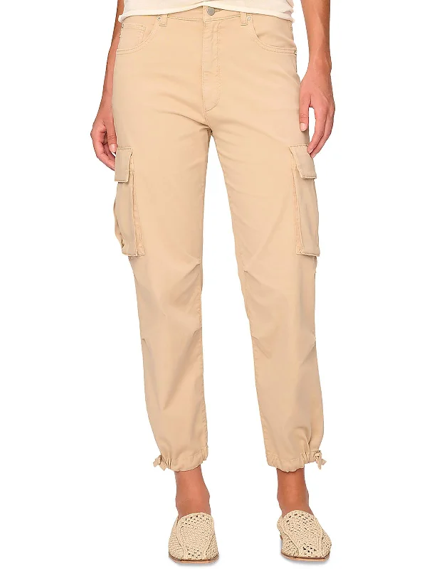 ladies' slit skirts -Womens High Rise Cargo Jogger Pants