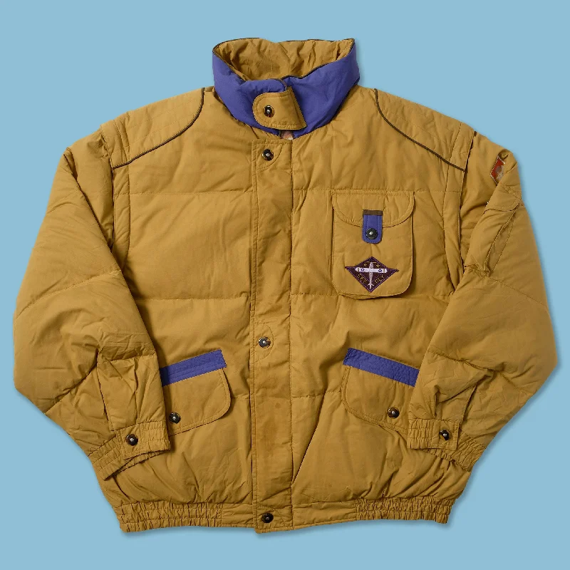 women's aviator jackets -Vintage Puffer Jacket XLarge