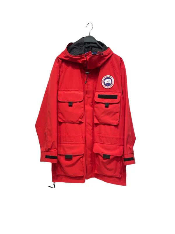 women's faux fur coats -JUNYA WATANABE COMME des GARCONS MAN/Mountain Parka/L/RED/Polyester