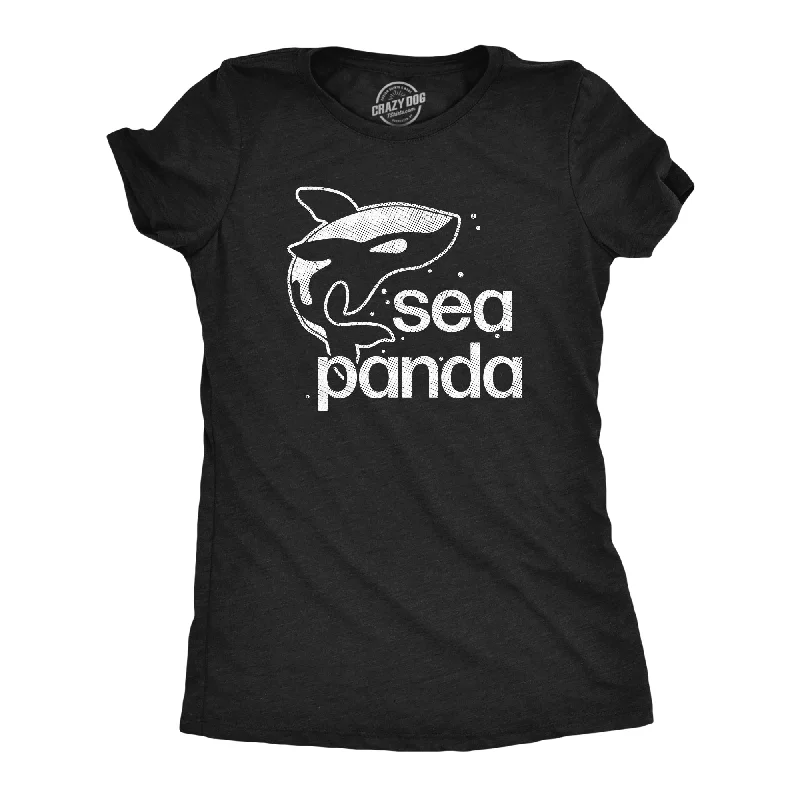 trendy sheer tops for women -Sea Panda Women's T Shirt