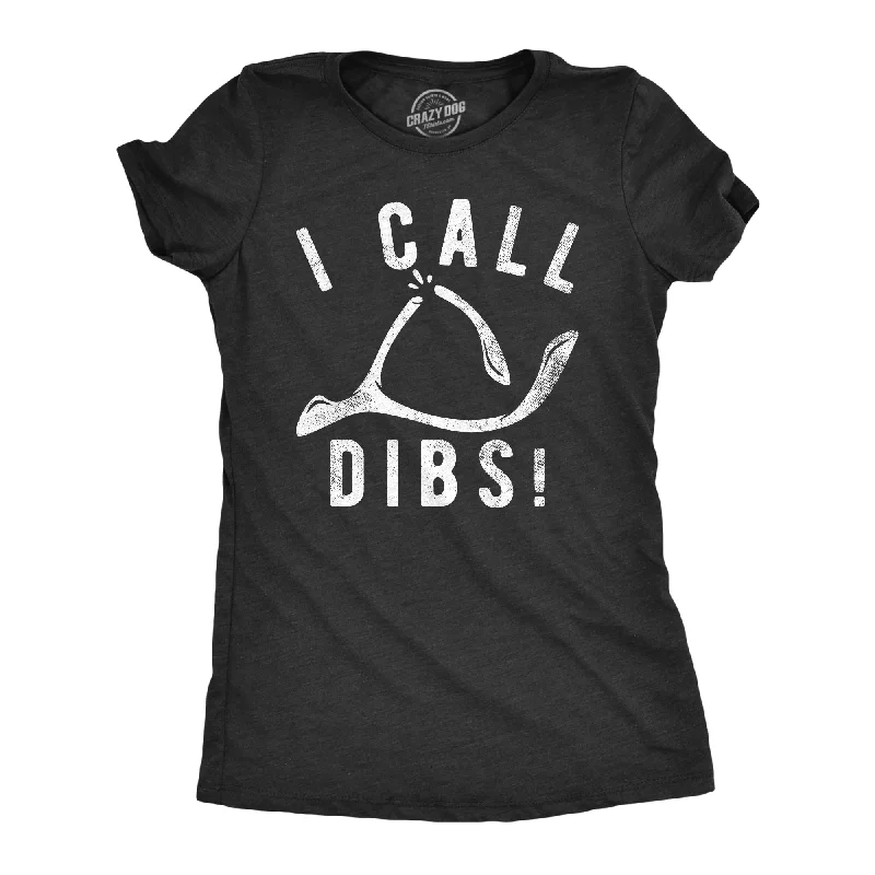 women's flared sleeve tops -I Call Dibs Wishbone Women's T Shirt