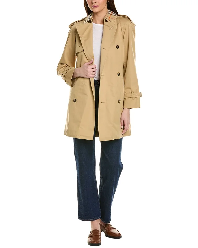 women's boho-style jackets -Burberry Gabardine Coat