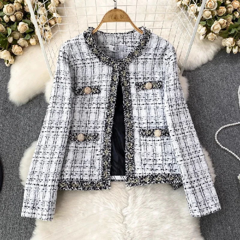 women's longline jackets -round neck short coat women's casual jacket top       S4167