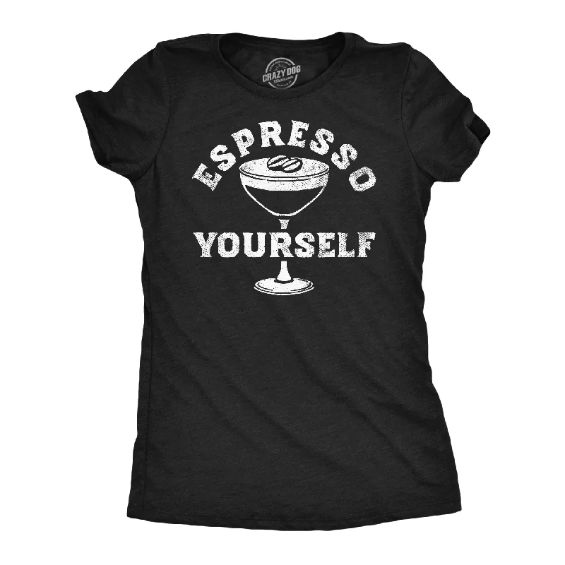 women's color block tops -Espresso Yourself Martini Women's T Shirt