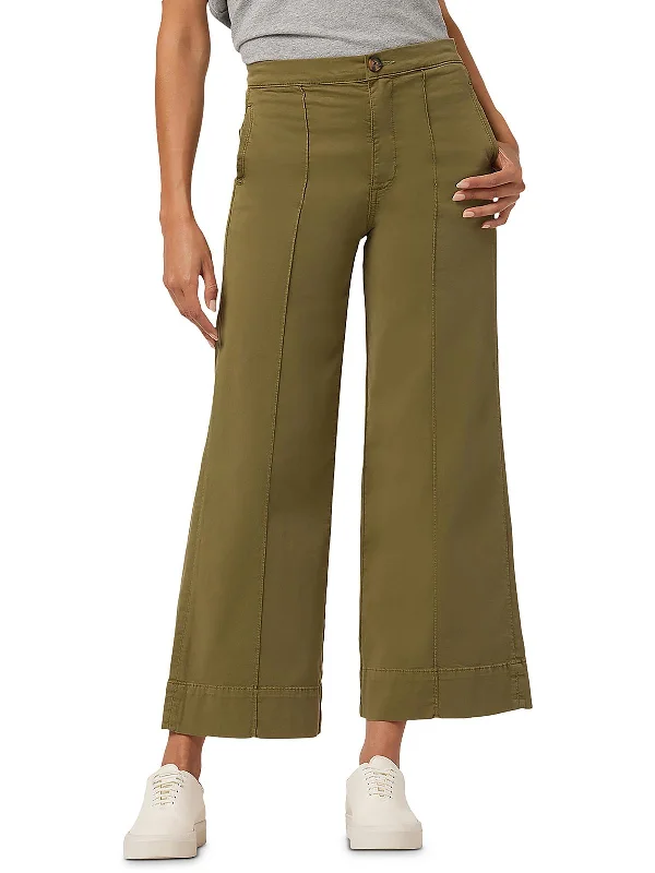 women's double-layered skirts -Madison Womens Mid Rise Daytime Wide Leg Pants