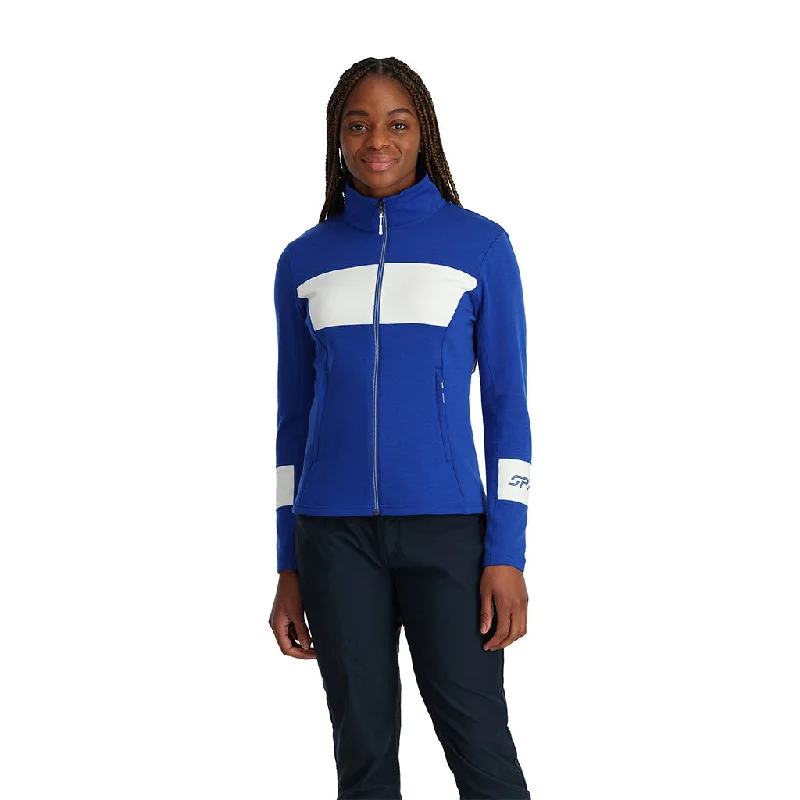 stylish bomber jackets for women -Womens Speed Full Zip - Electric Blue