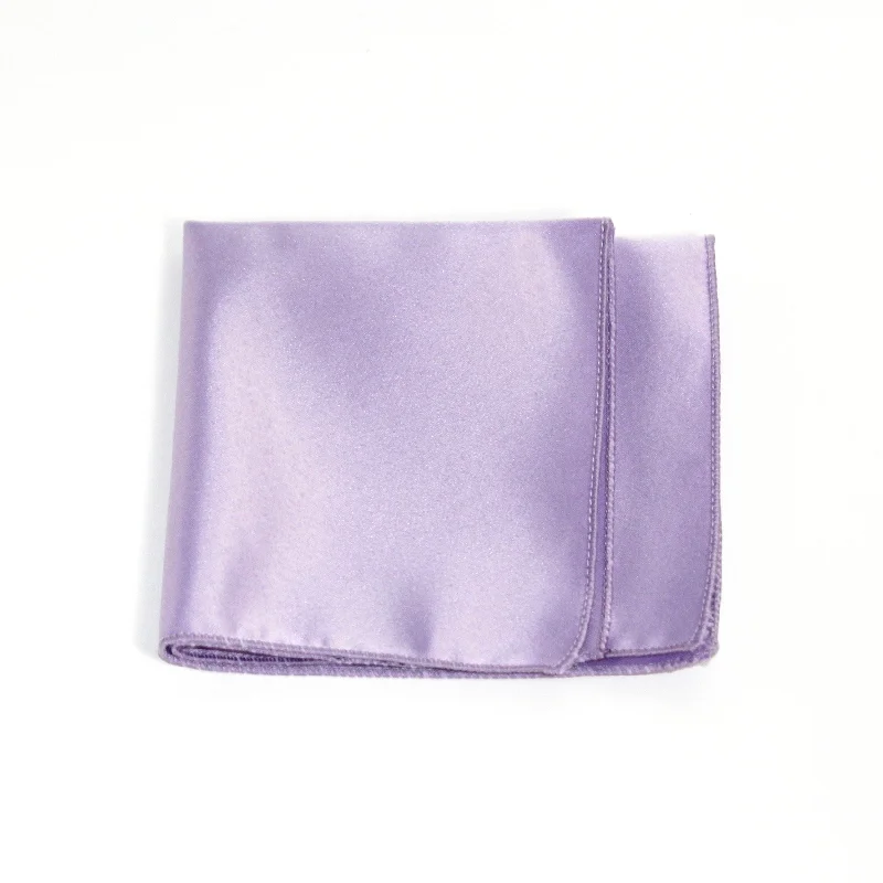 women's pencil skirts -Lavender Poly/Satin Pocket Square