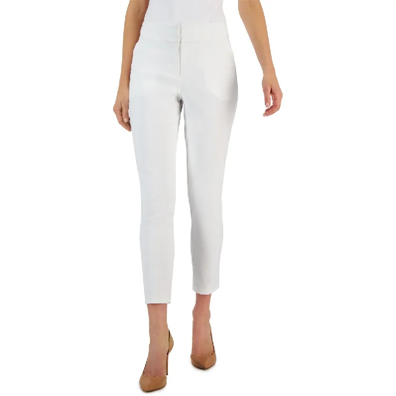 stylish high-waisted shorts for women -T Tahari Womens High Waisted Slim Skinny Pants