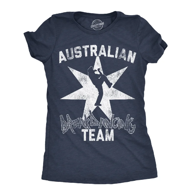 women's mesh tops -Australian Break Dancing Team Women's T Shirt