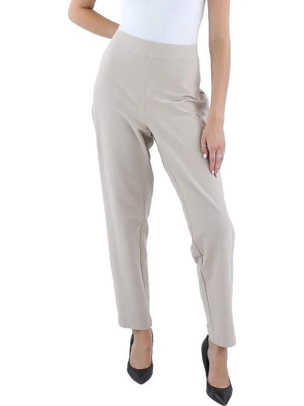 ladies' silk pants -Womens Stretch Viscose Ankle Pants