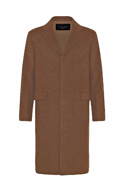 trendy fur-trimmed coats for women -MERCER CASHMERE TOP COAT