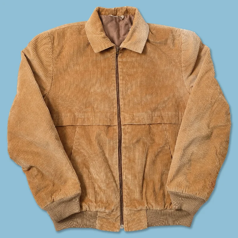 women's faux suede jackets -Vintage Corduroy Jacket Small