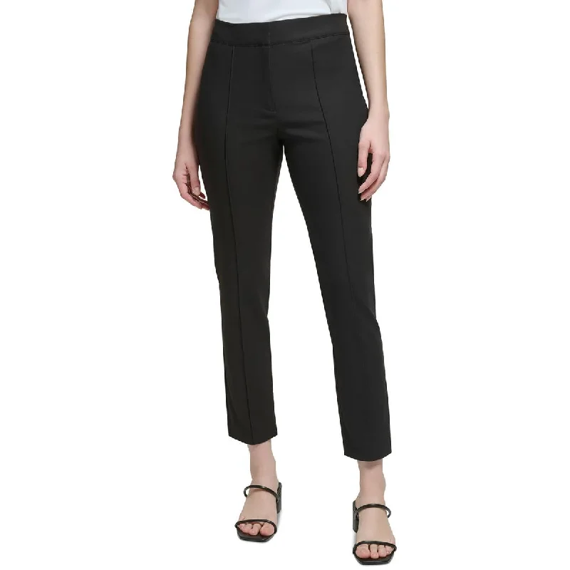 women's bootcut jeans -Calvin Klein Womens High Rise Slim Ankle Pants