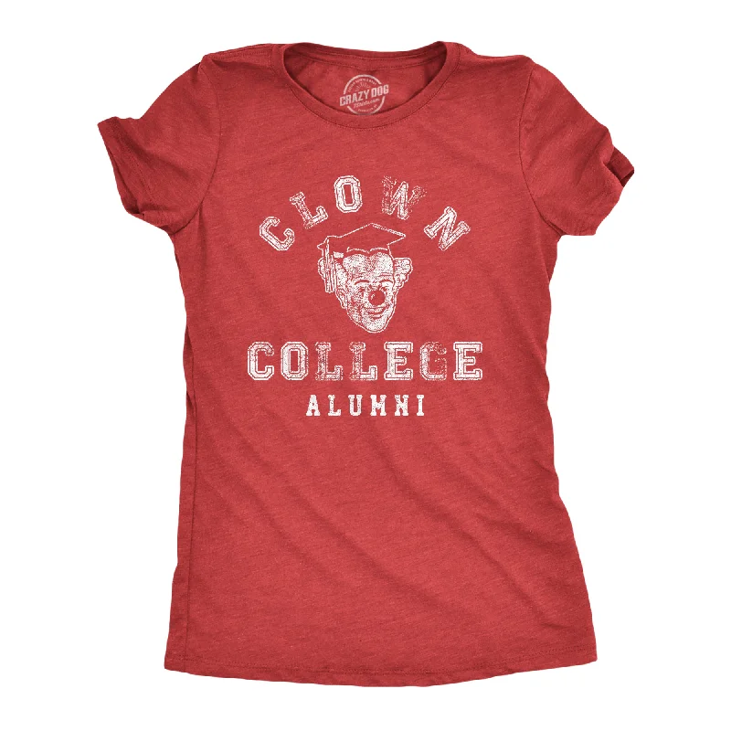 women's asymmetric tops -Clown College Alumni Women's T Shirt