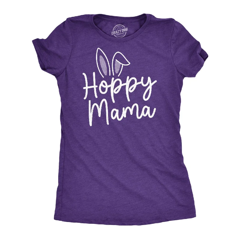 ladies' smocked tops -Hoppy Momma Women's T Shirt