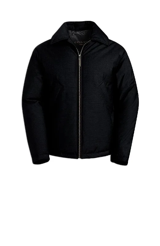 women's ultra-light down jackets -BARTON III WOOL BOMBER JACKET