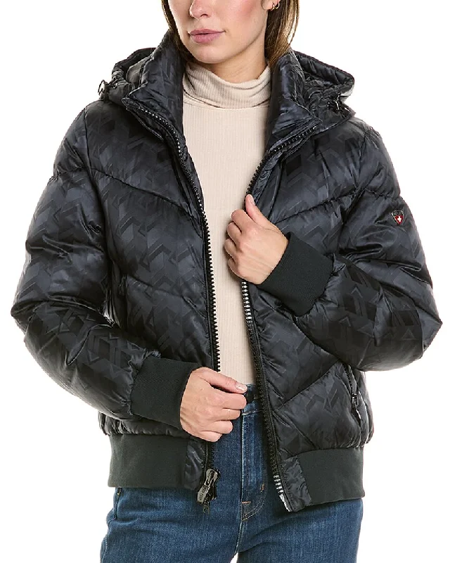 ladies' biker jackets -Post Card Aquileia Down Jacket