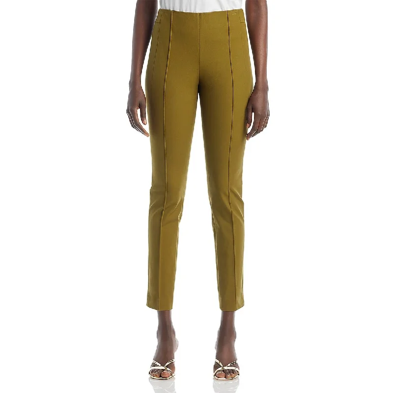 women's pencil skirts -Lafayette 148 New York Womens Gramercy Twill Stretch Ankle Pants