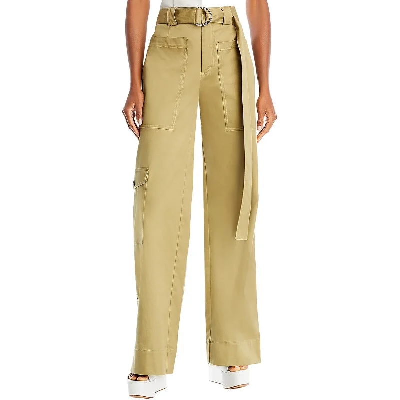 women's jogger pants -Womens Cargo High Rise Cargo Pants