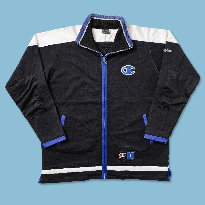 stylish long blazers for women -Vintage Champion Track Jacket XLarge