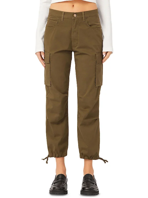 women's utility pants -Womens Jogger Pockets Cargo Pants