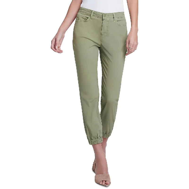 women's straight-leg jeans -L'Agence Womens High Rise Ankle Jogger Pants