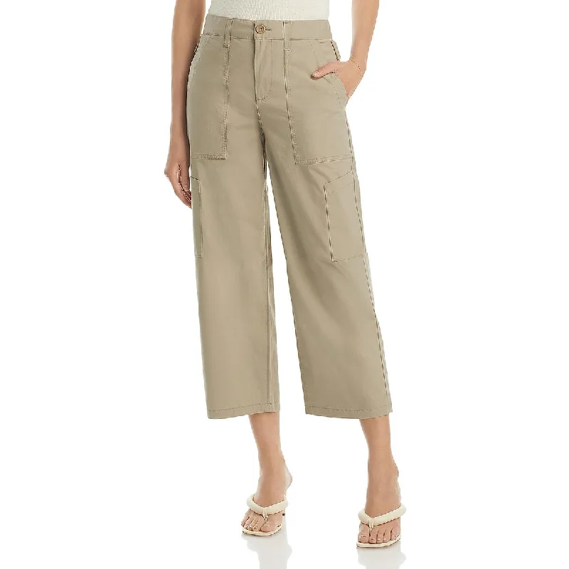 women's wool trousers -Agolde Womens High Rise Utility Cargo Pants