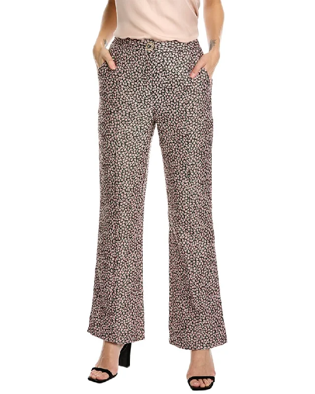 ladies' bodycon skirts -SISTER JANE Harvest Jacquard Flared Trouser