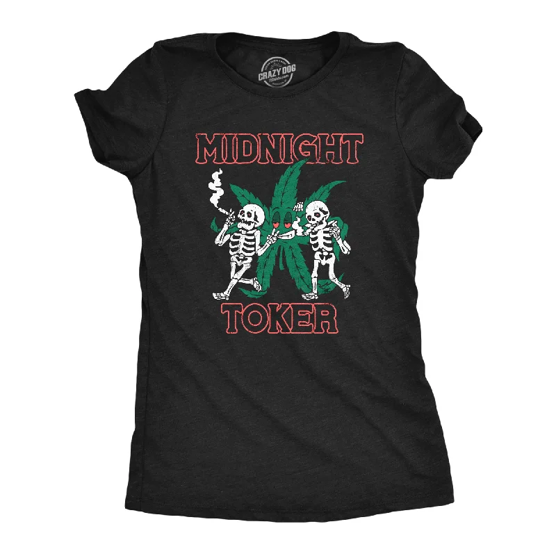 trendy crop tops for women -Midnight Toker Women's T Shirt