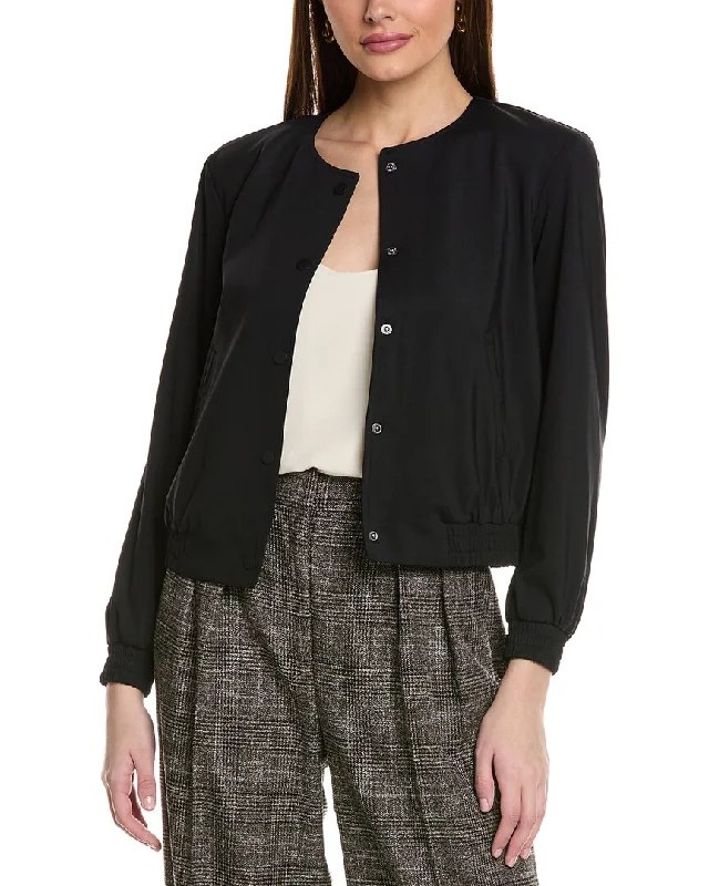 women's color-block jackets -Kenneth Cole Bomber Jacket