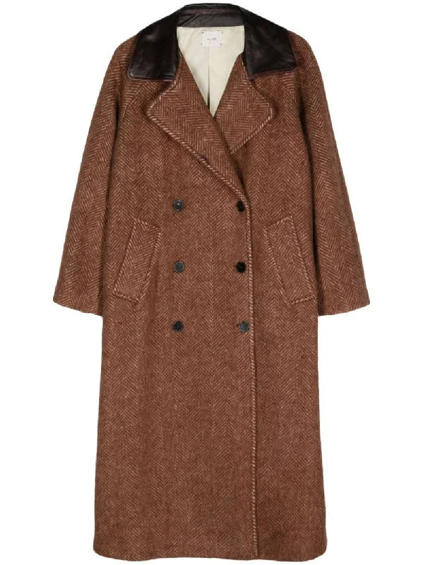 casual trench coats for women -Alysi Women's Coats