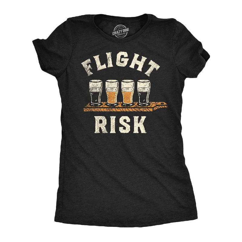 women's oversized graphic tops -Flight Risk Women's T Shirt