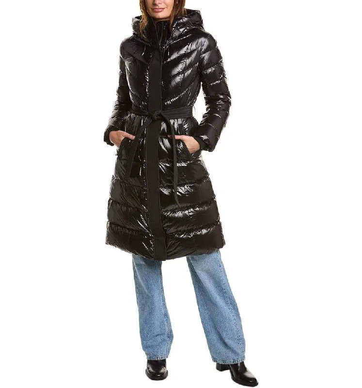 women's varsity jackets -Mackage Women's Coralia Puffer Maxi Coat, Black