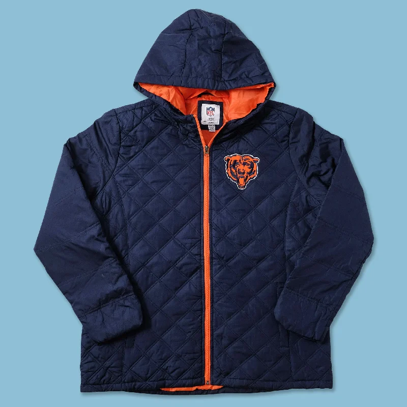 women's color-block jackets -Women's Chicago Bears Quilted Jacket XLarge