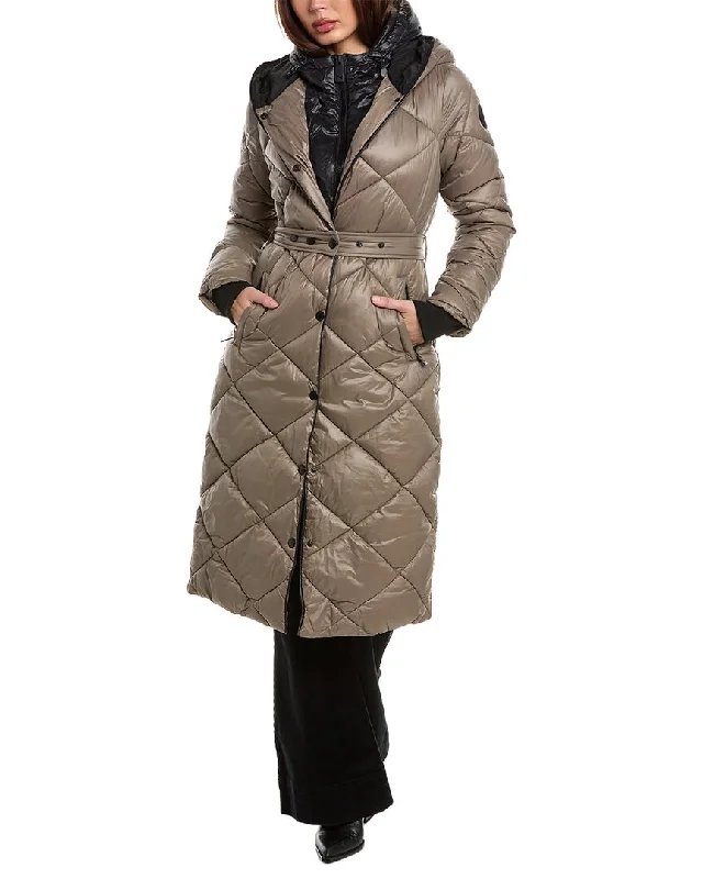 ladies' denim jackets -NOIZE Amiyah Puffer Short Coat