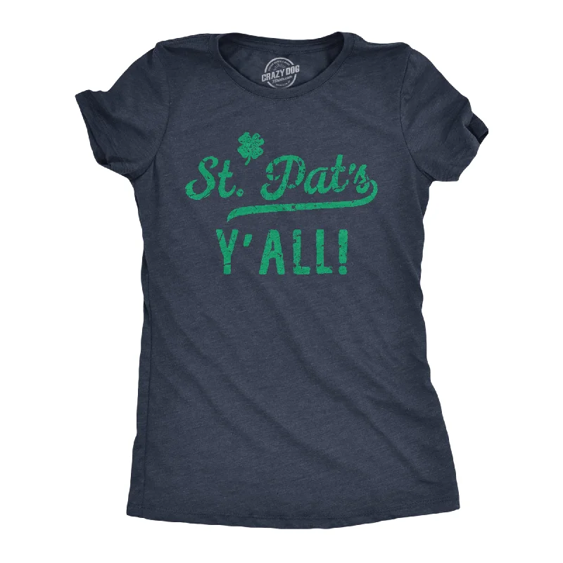 women's long sleeve tops -St Pats Yall Women's T Shirt