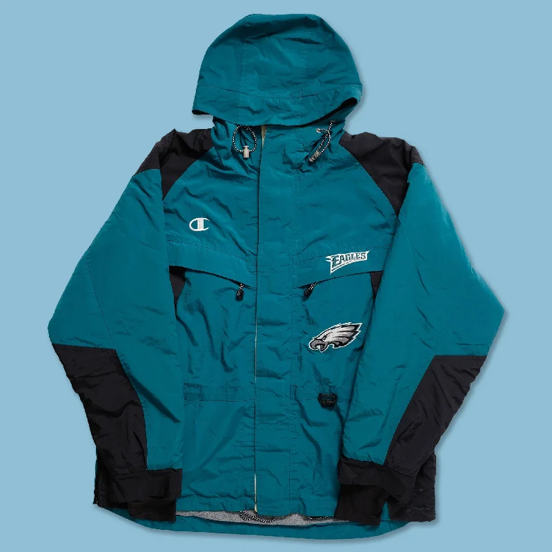 women's satin blazers -Vintage Champion Philadelphia Eagles Padded Jacket XLarge