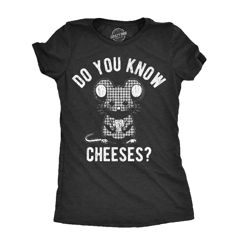 stylish wrap tops for women -Do You Know Cheeses Women's T Shirt