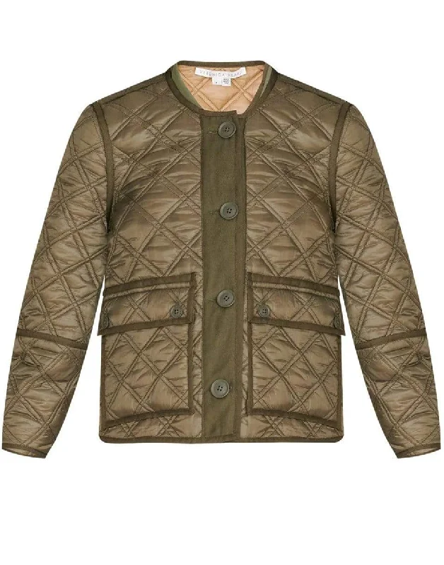 women's wrap coats -Marika Reversible Quilted Jacket