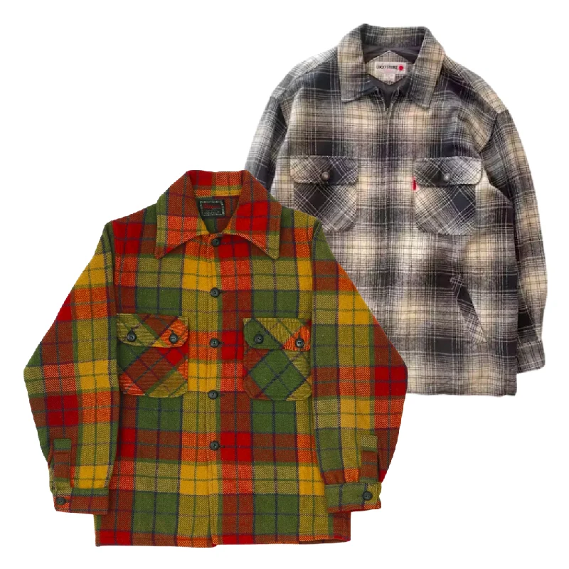 women's fitted jackets -50x FLANNEL JACKETS