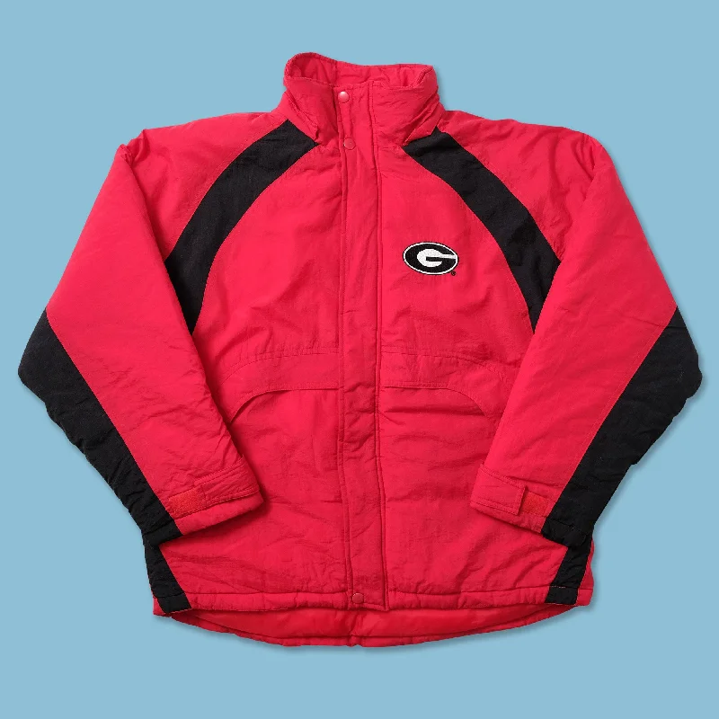 women's reversible jackets -Vintage Starter Georgia Bulldogs Padded Jacket Small