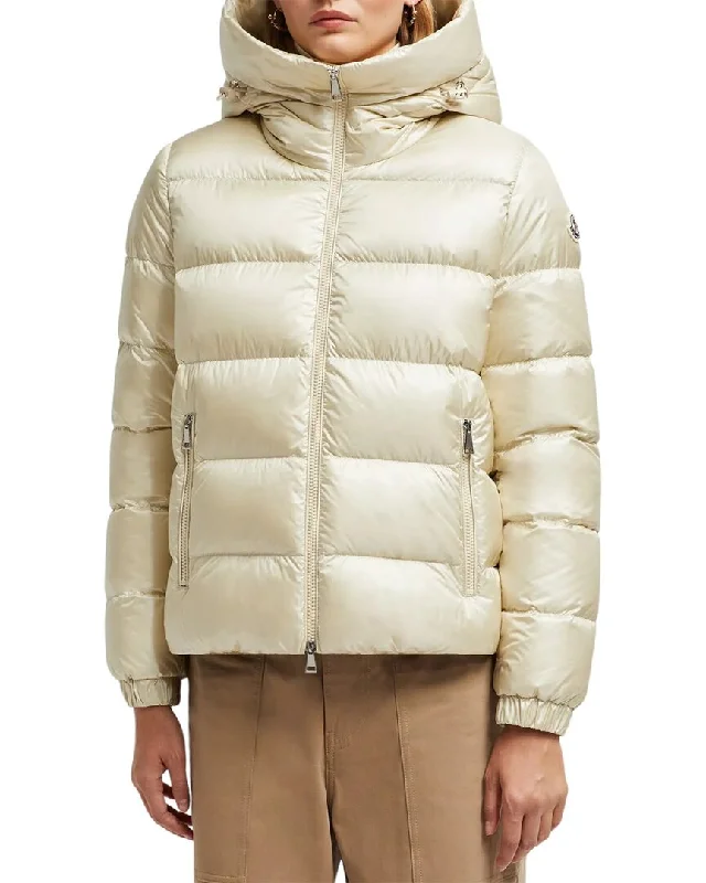 women's zip-up jackets -Moncler Biron Short Down Jacket