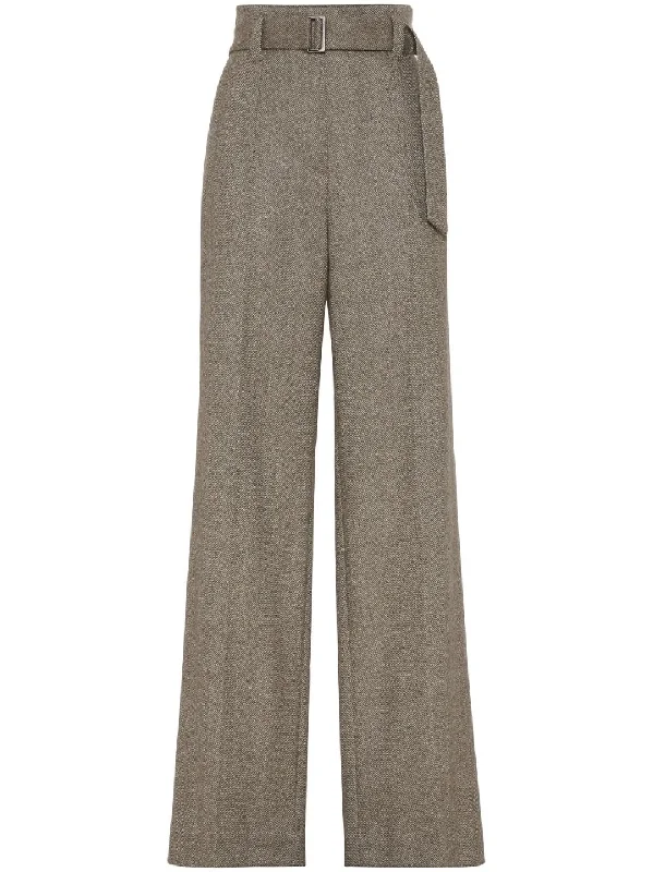 women's silk skirts -Brunello Cucinelli Women's Trousers