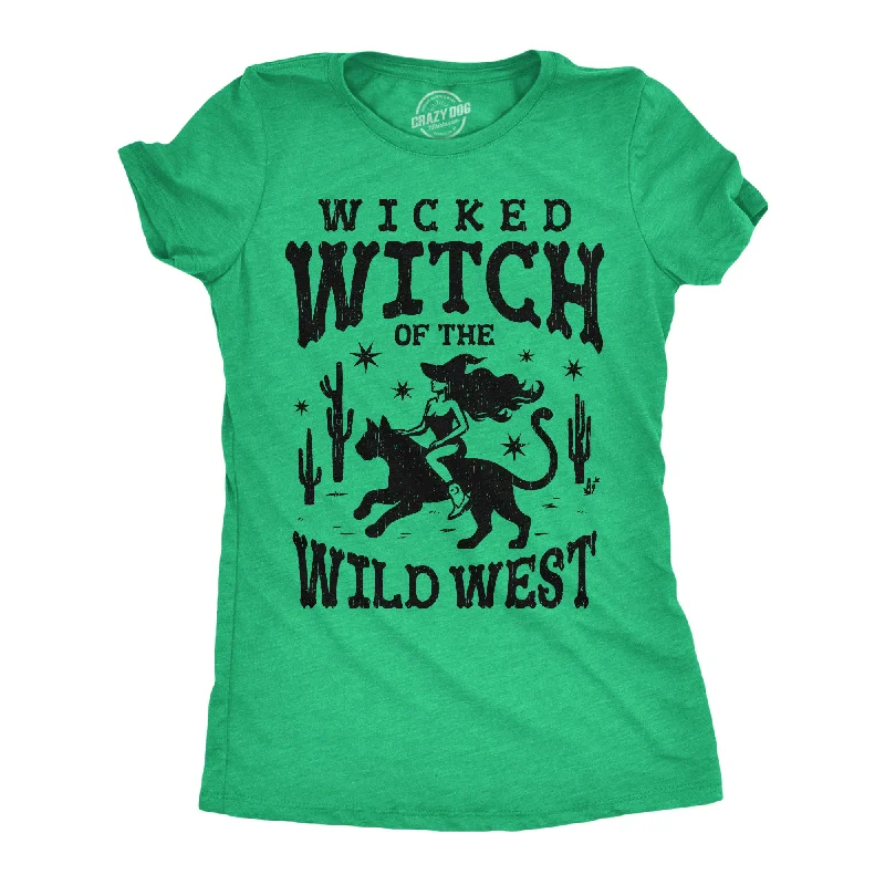 women's asymmetric tops -Wicked Witch Of The Wild West Women's T Shirt