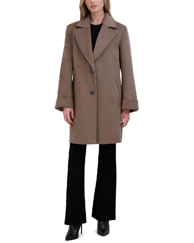 women's winter coats -Tahari Double Face Wool-Blend Coat