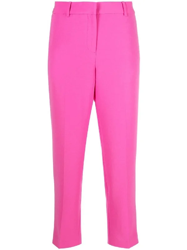 women's capri pants -Mmk Women's Trousers pink