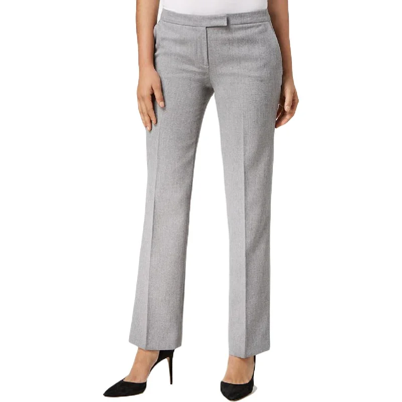 women's tulip skirts -Kasper Womens Mid-Rise Work Trouser Pants