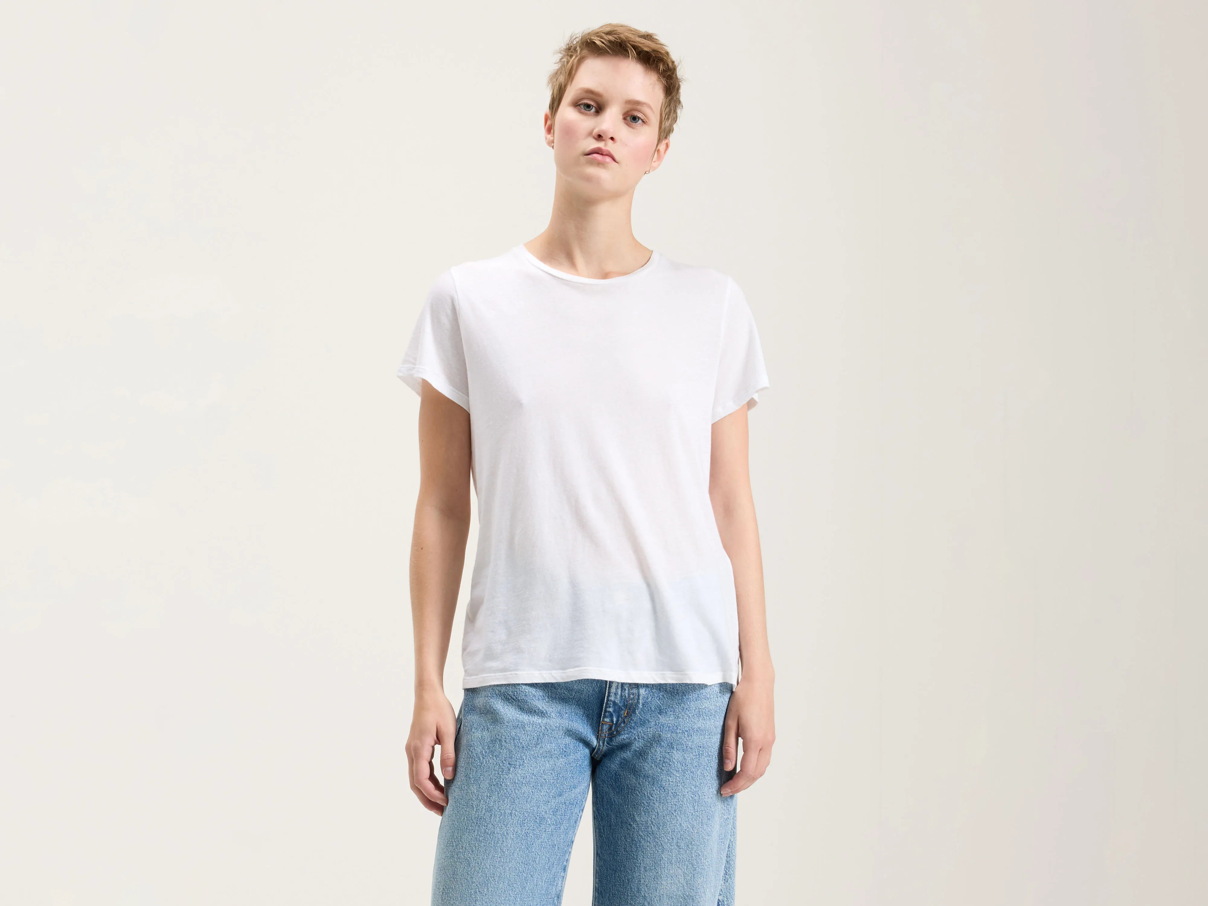 women's sporty tops -Vice crew-neck t-shirt (242 / W / CASPER)