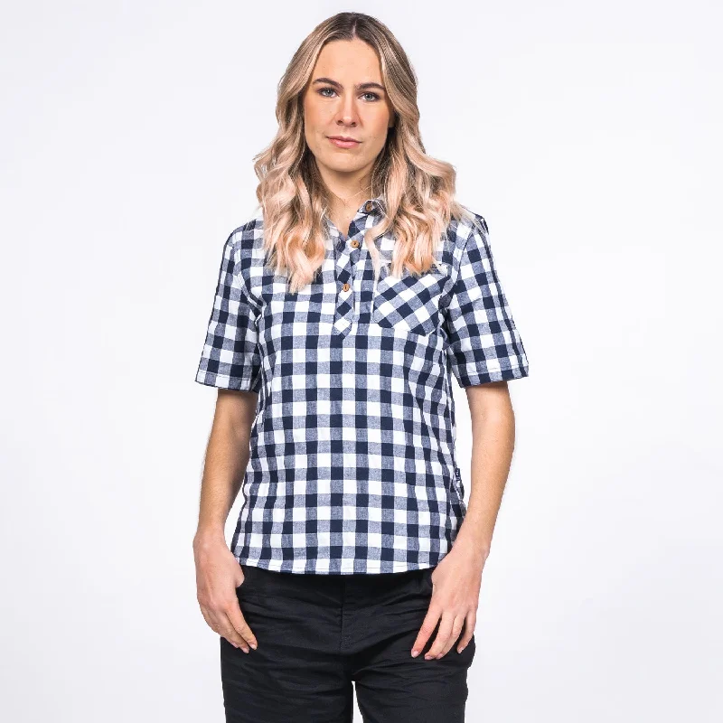 stylish high-neck tops for women -Elevate Shirt Womens